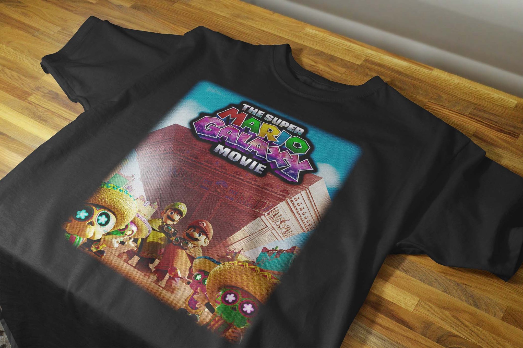mario galaxy short sleeve t shirt