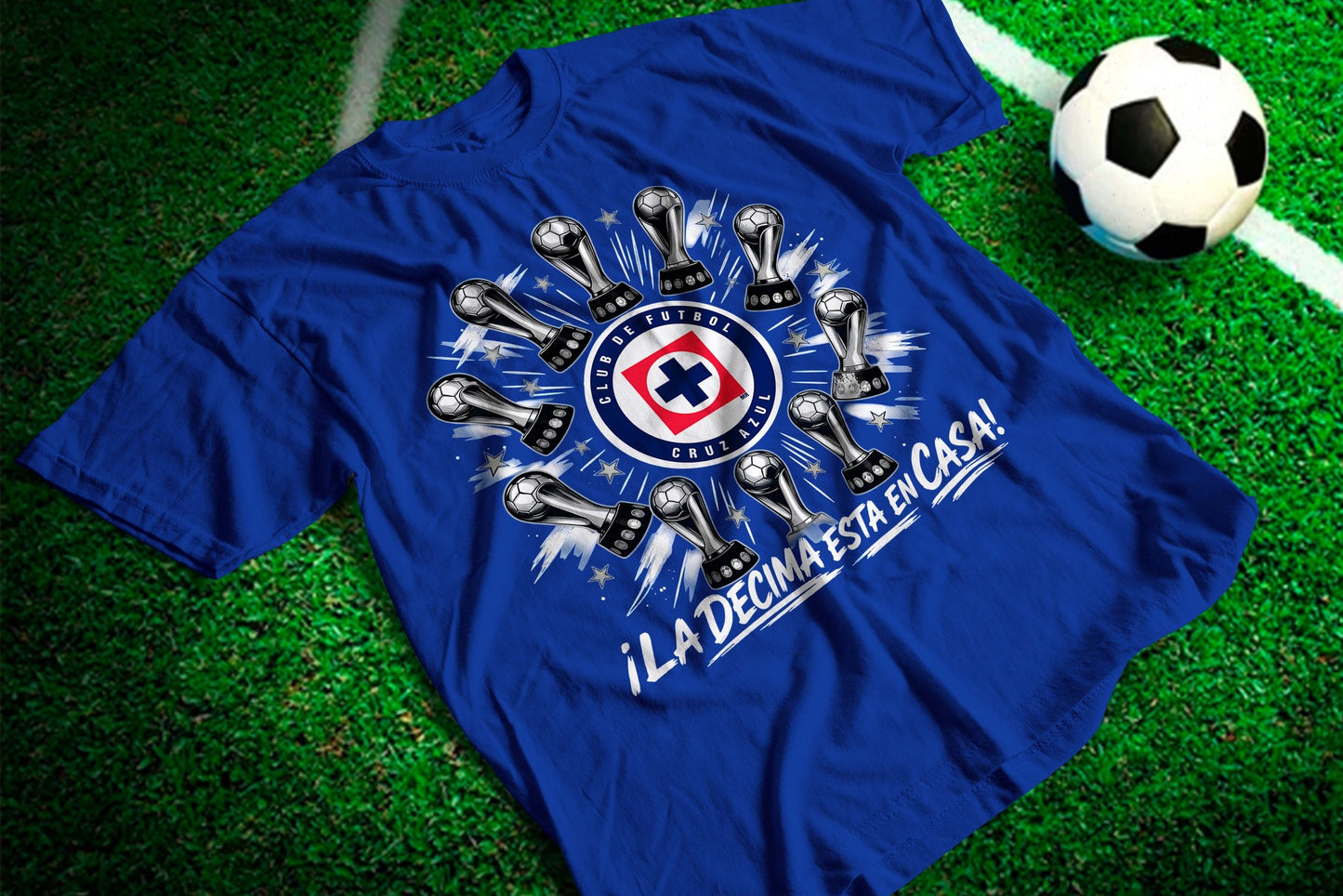 t shirt cruz azul campeon