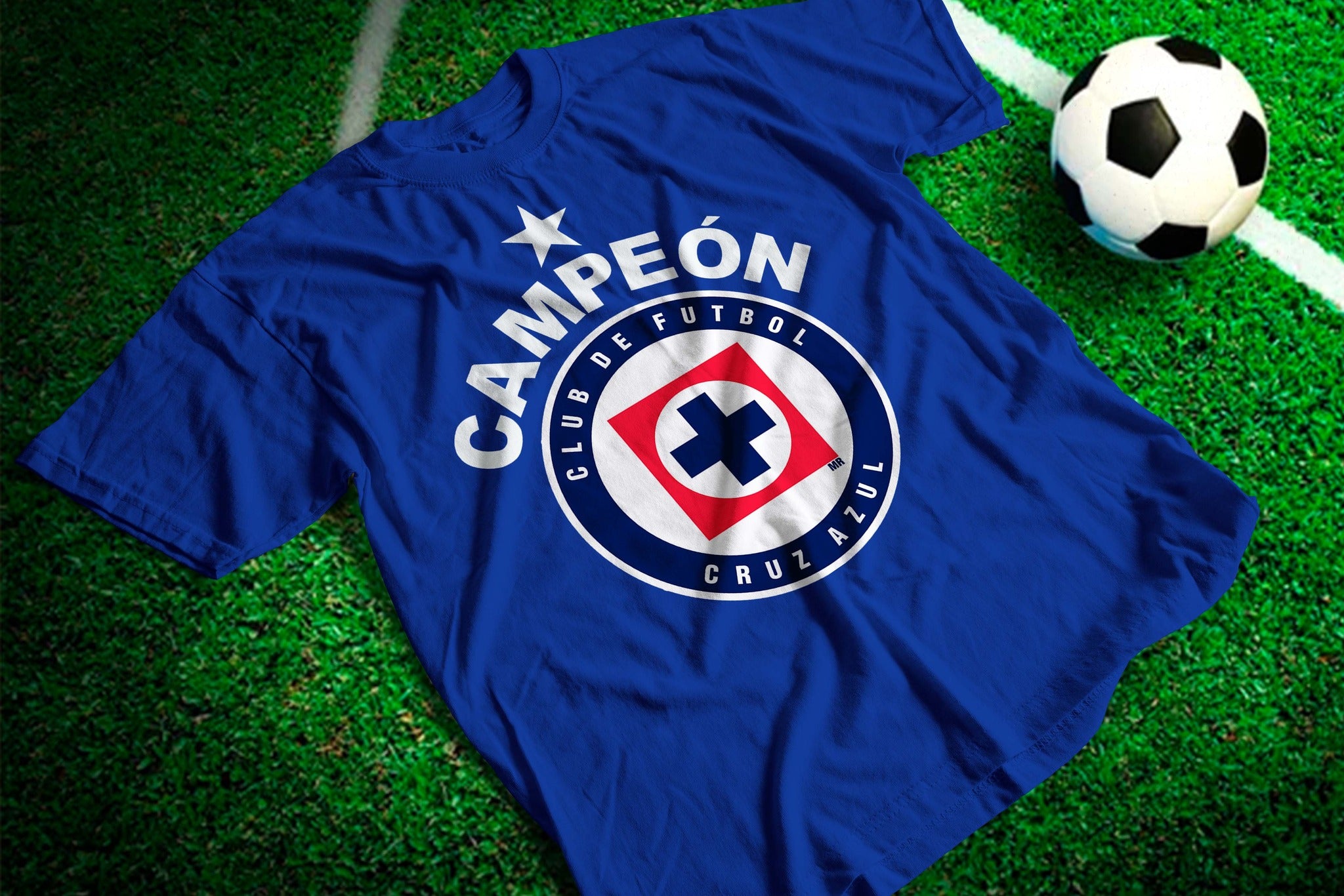 t shirt cruz azul campeon