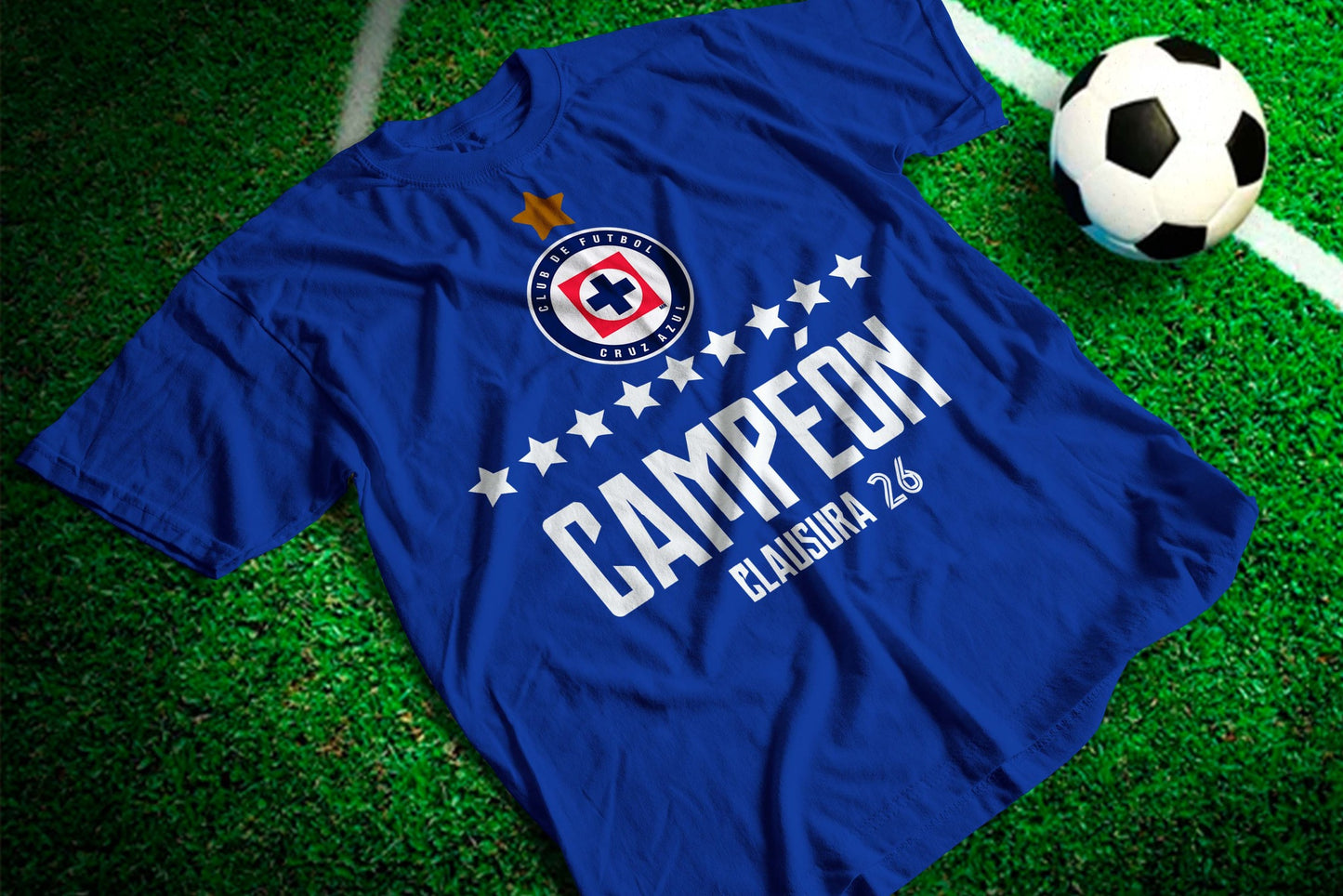 t shirt cruz azul campeon